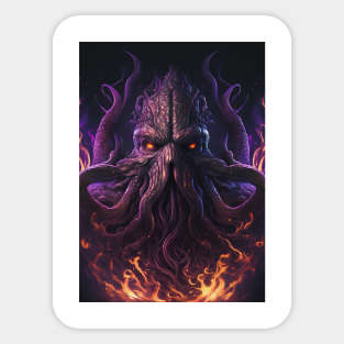 Sea Giant Monster Dark Fantasy Sticker